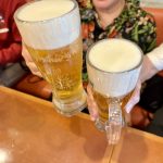 世田谷区玉川にある中国料理四川飯店で二人で飲む生ビール